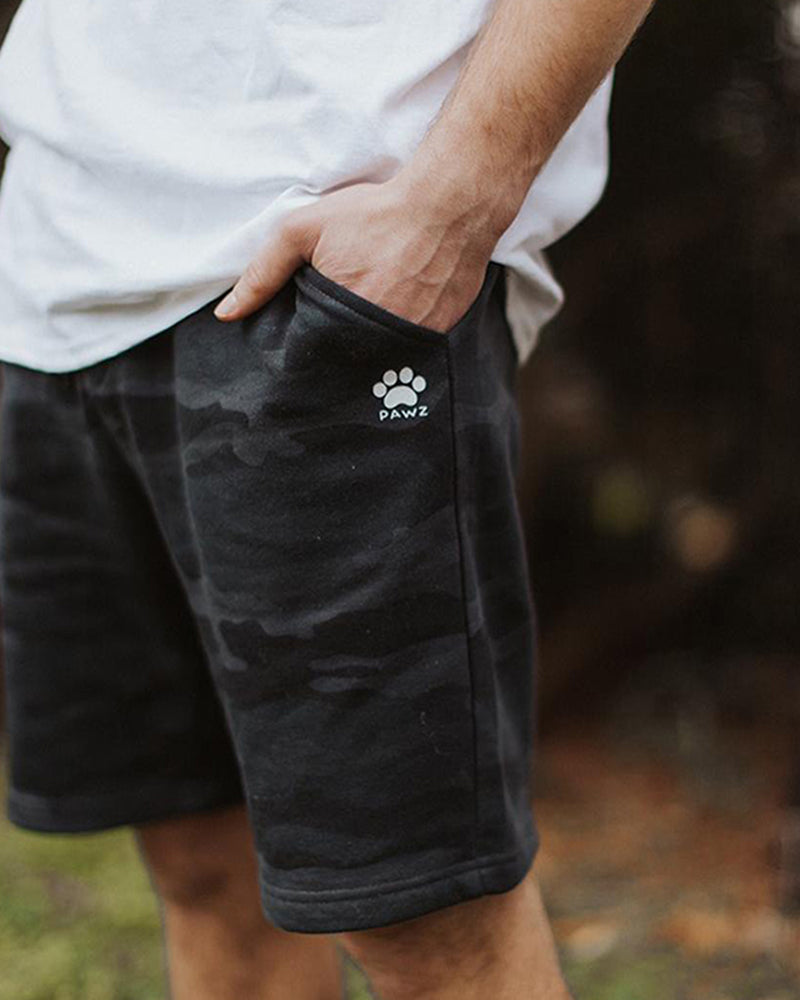 Black Camo Shorts
