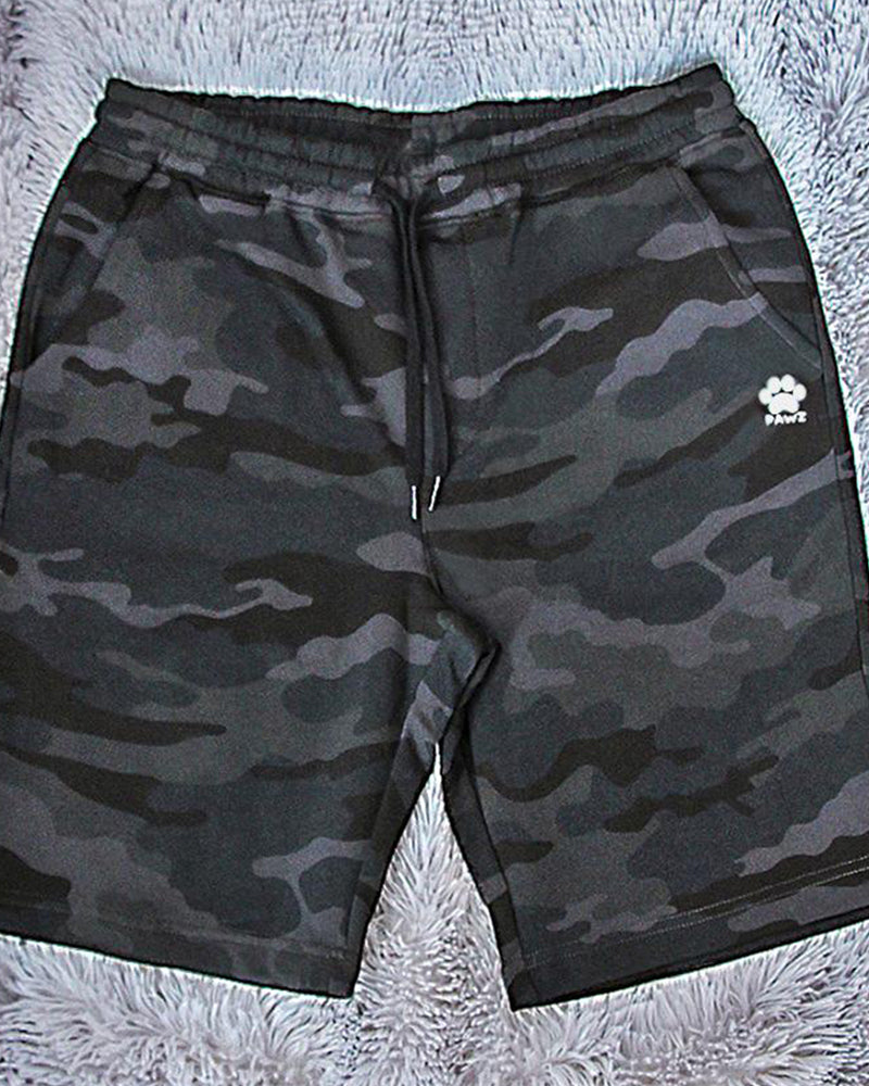 Black Camo Shorts