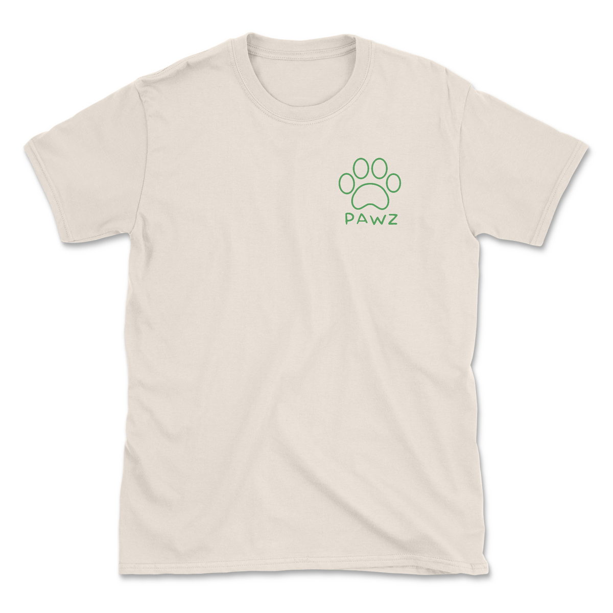 Salty Pawz - Natural (Adult Short Sleeve T-Shirt) Super Sale