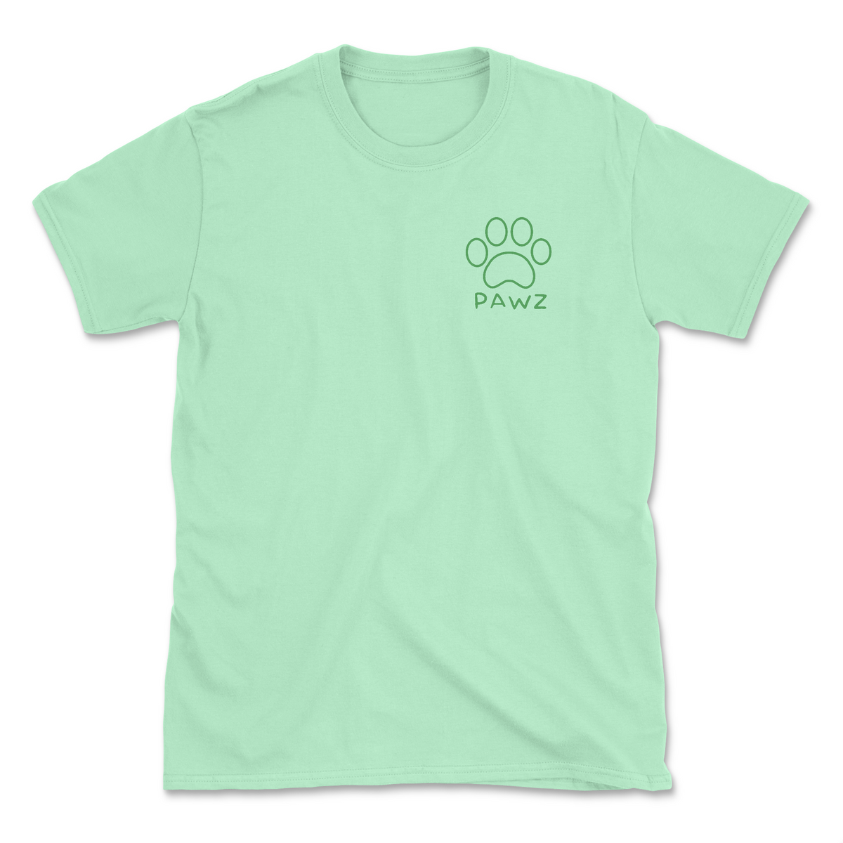 Salty Pawz - Mint (Adult Short Sleeve T-Shirt) Super Sale
