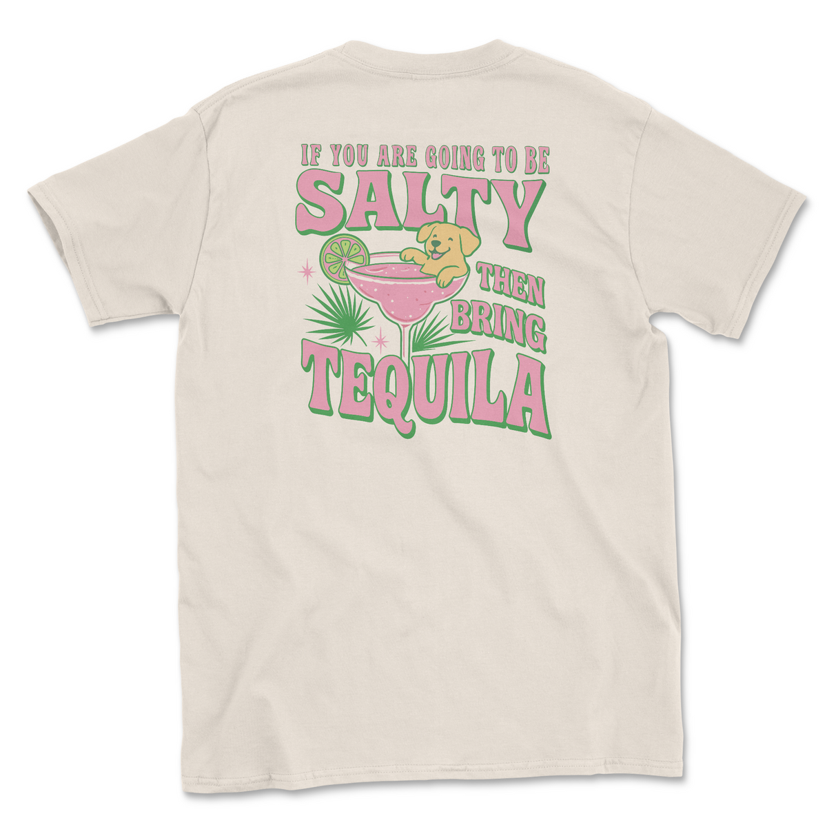 Salty Pawz - Natural (Adult Short Sleeve T-Shirt) Super Sale