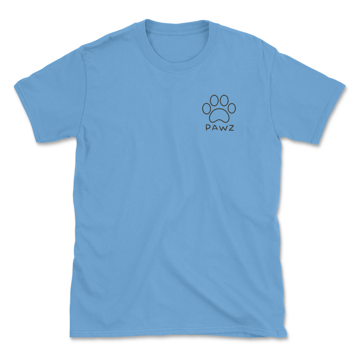 Friends of Michigan Animals Rescue - Carolina Blue (Adult Short Sleeve T-Shirt)