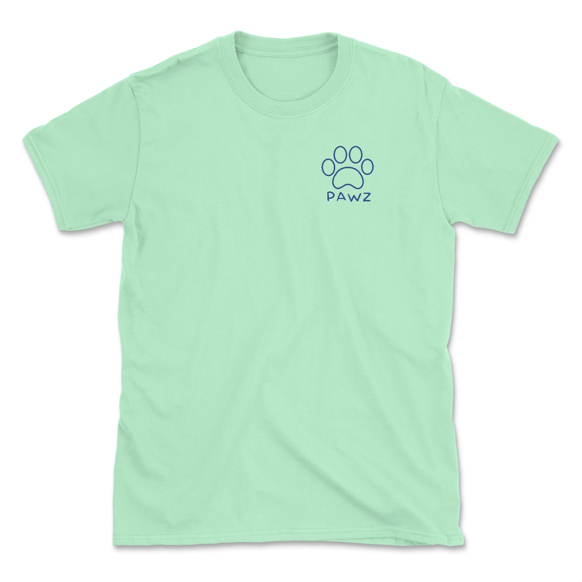 New York Flag Paw (Adult Short Sleeve T-Shirt)