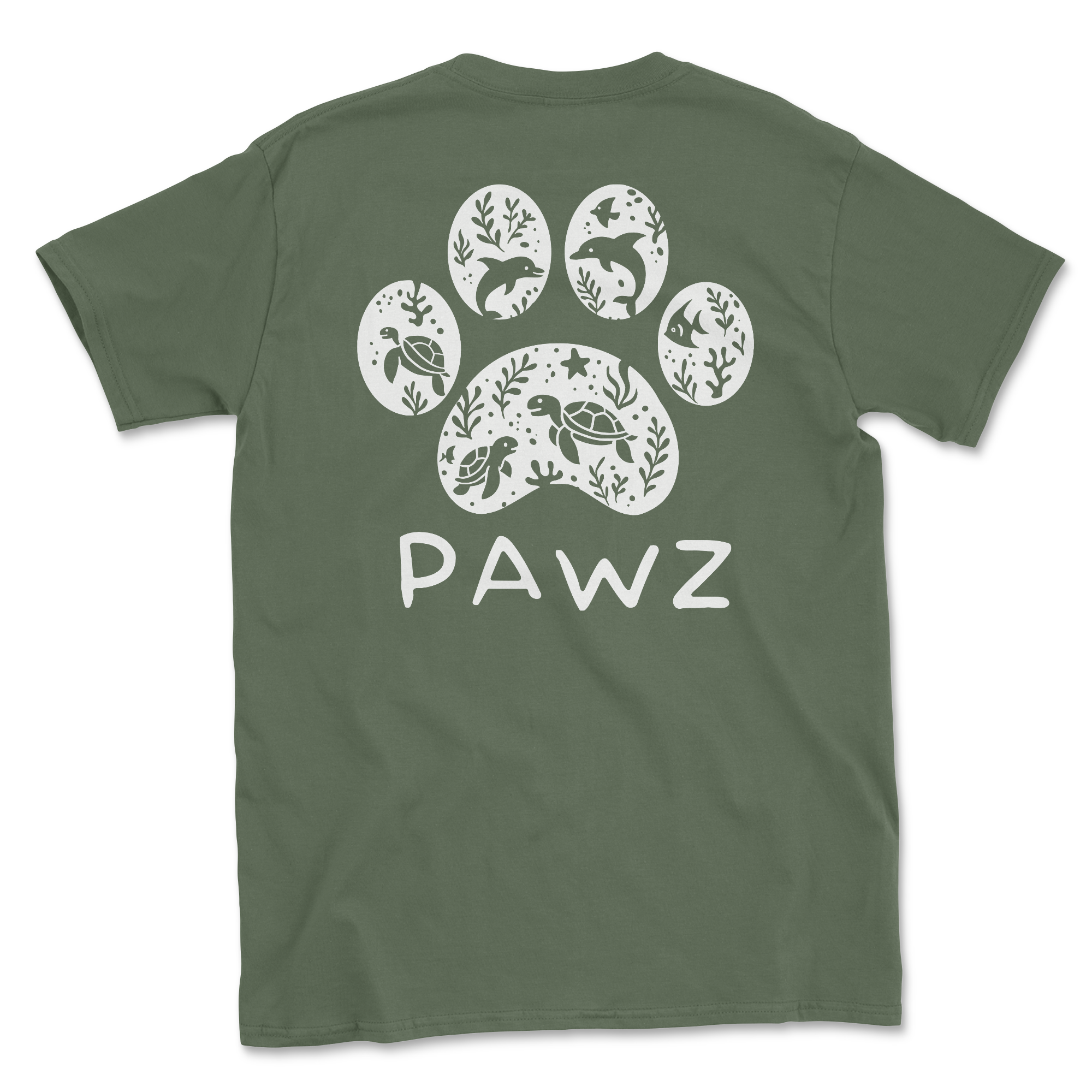 Tide & Turtles (Adult Short Sleeve T-Shirt)