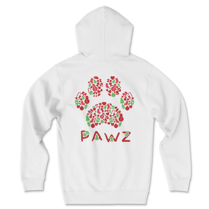 Christmas Icons Paw (Adult Hoodie)