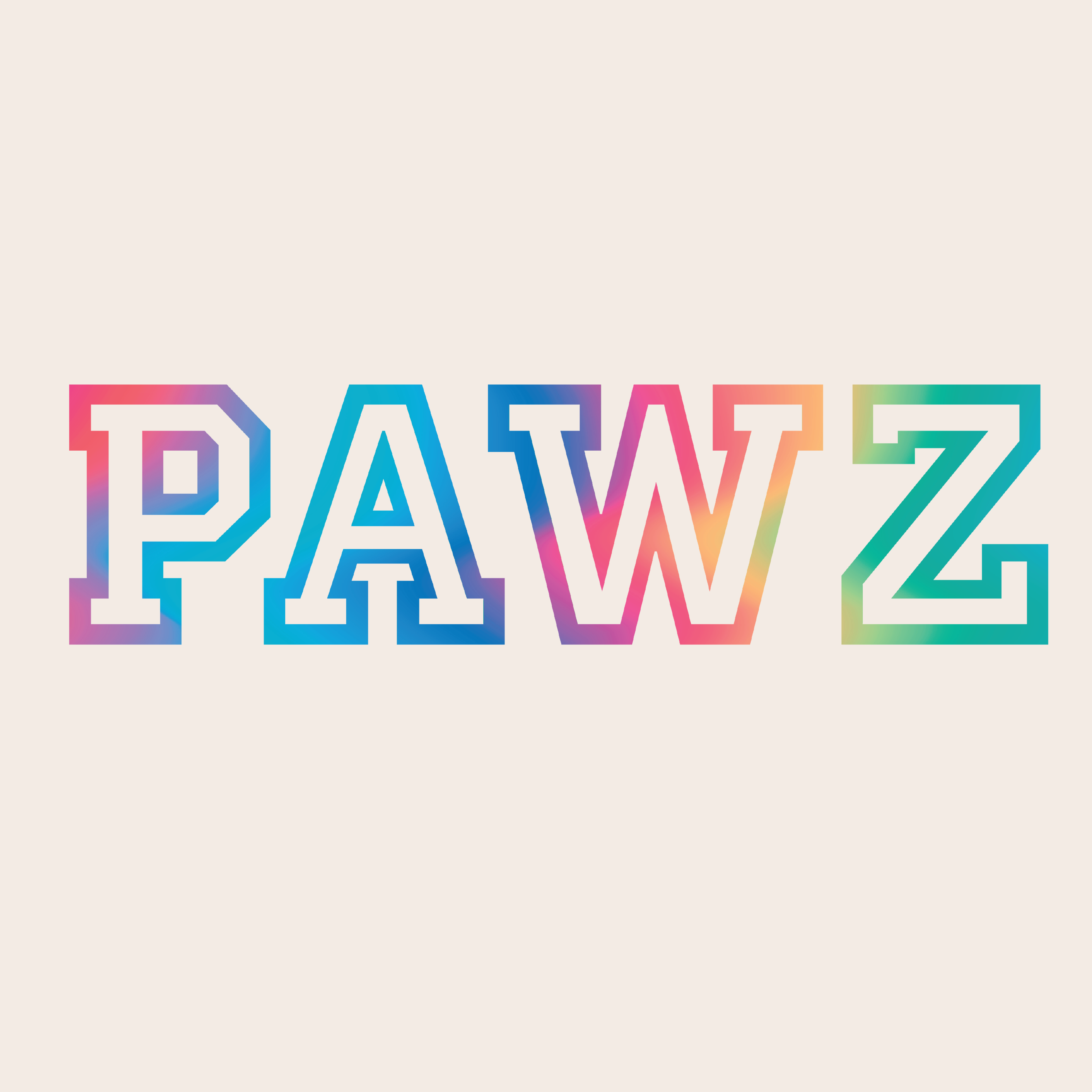 Rainbow Collegiate Font (Adult Crewneck) (Copy)