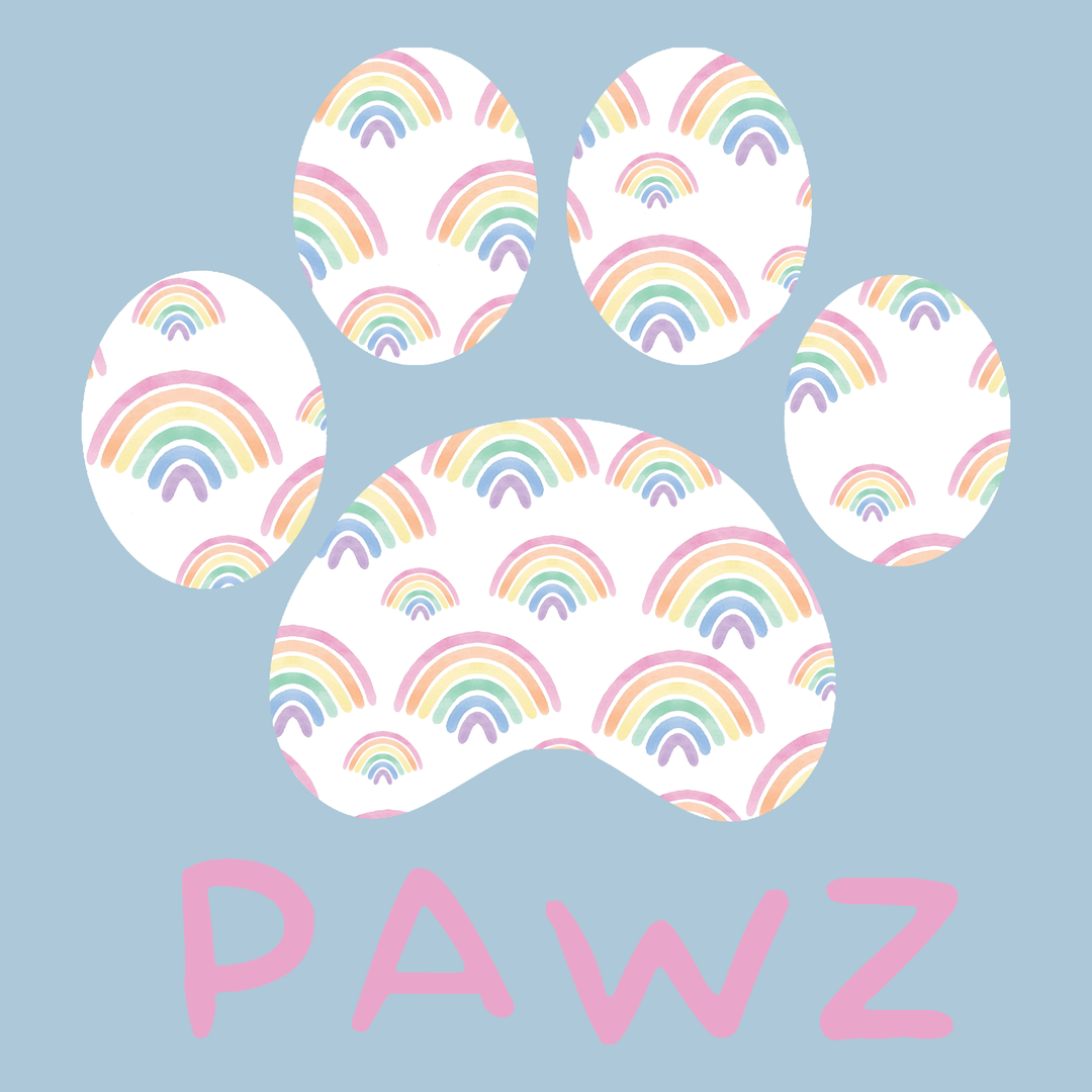 Rainbow Pawz (Adult Short Sleeve T-Shirt)