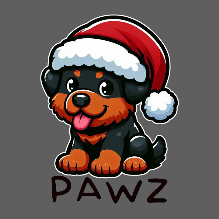 Rottweiler Christmas (Adult Short Sleeve T-Shirt)